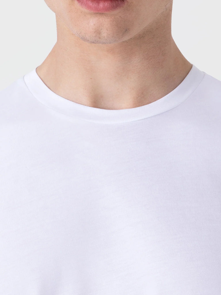 Sunspel Riviera T-Shirt in White