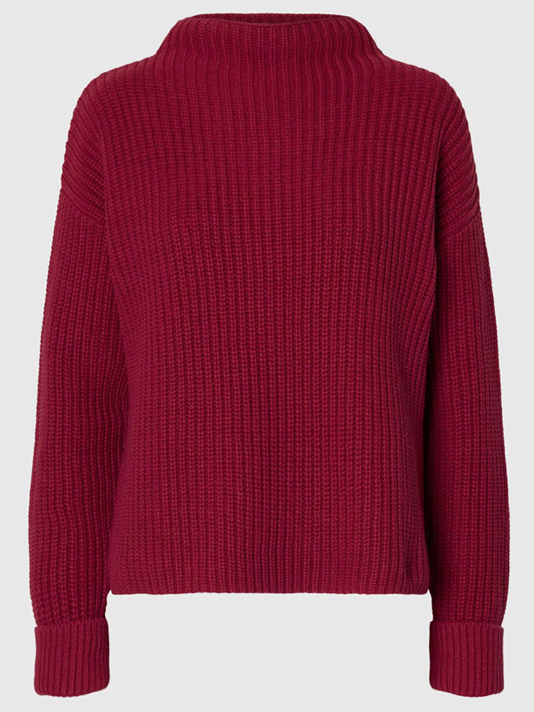 Selected Selma Sweater in Anemone