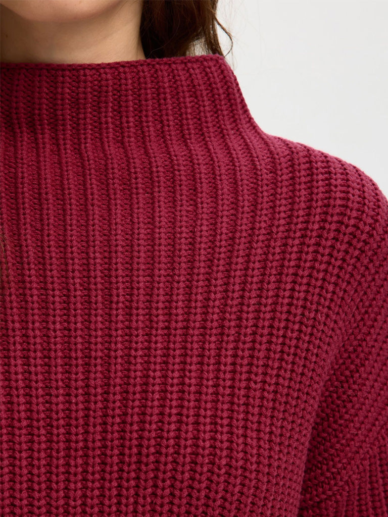 Selected Selma Sweater in Anemone