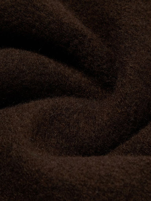 Universal Works Fleece Cardigan in Brown