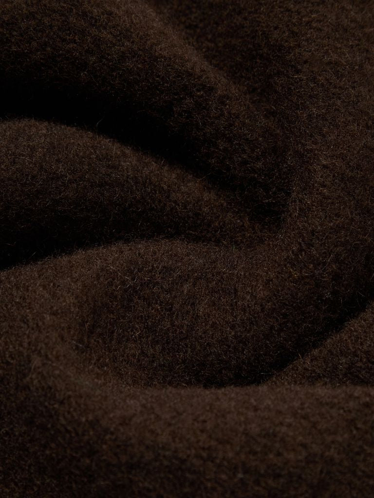 Universal Works Fleece Cardigan in Brown