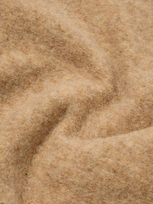 Universal Works Fleece Cardigan in Fawn