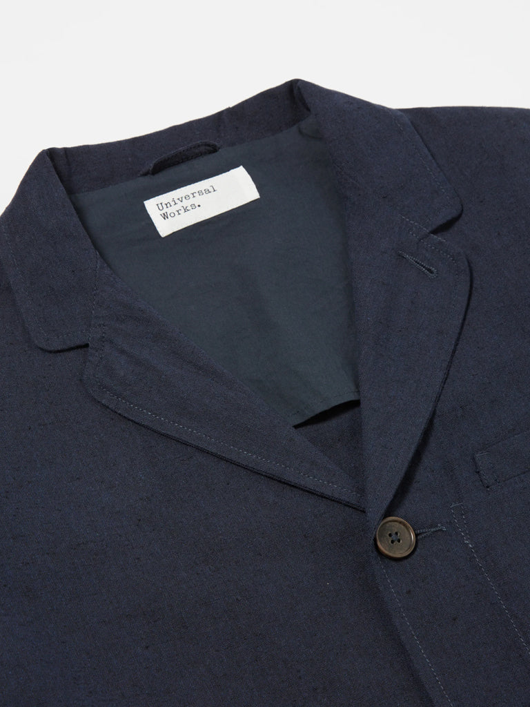Universal Works Capitol Jacket in Lord Cotton Linen Navy