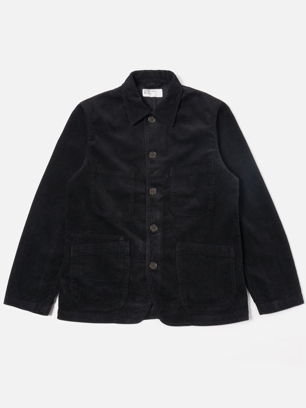 Universal Works Cord Bakers Jacket in Black