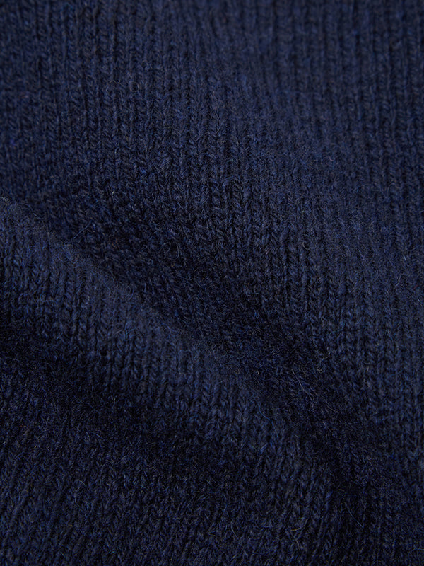 Universal Works David Cardigan in Navy