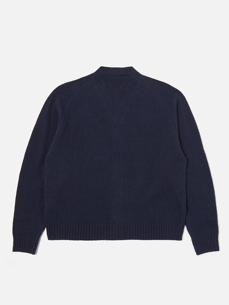 Universal Works David Cardigan in Navy