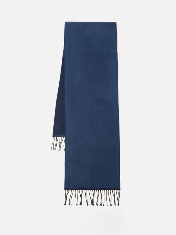 Universal Works Double Face Scarf in Navy