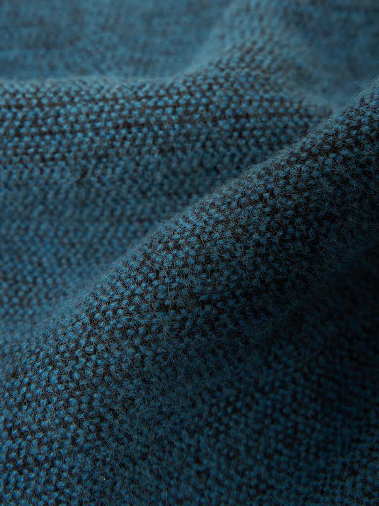 Universal Works Double Sided Scarf in Blue Brown