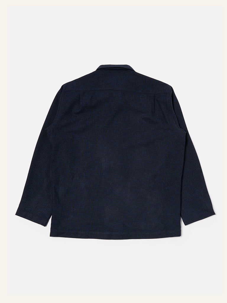 Universal Works Easy Overshirt in Bari Navy