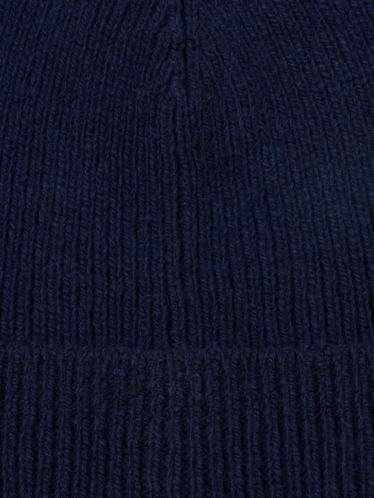 Universal Works Eco Wool Watch Cap in Navy