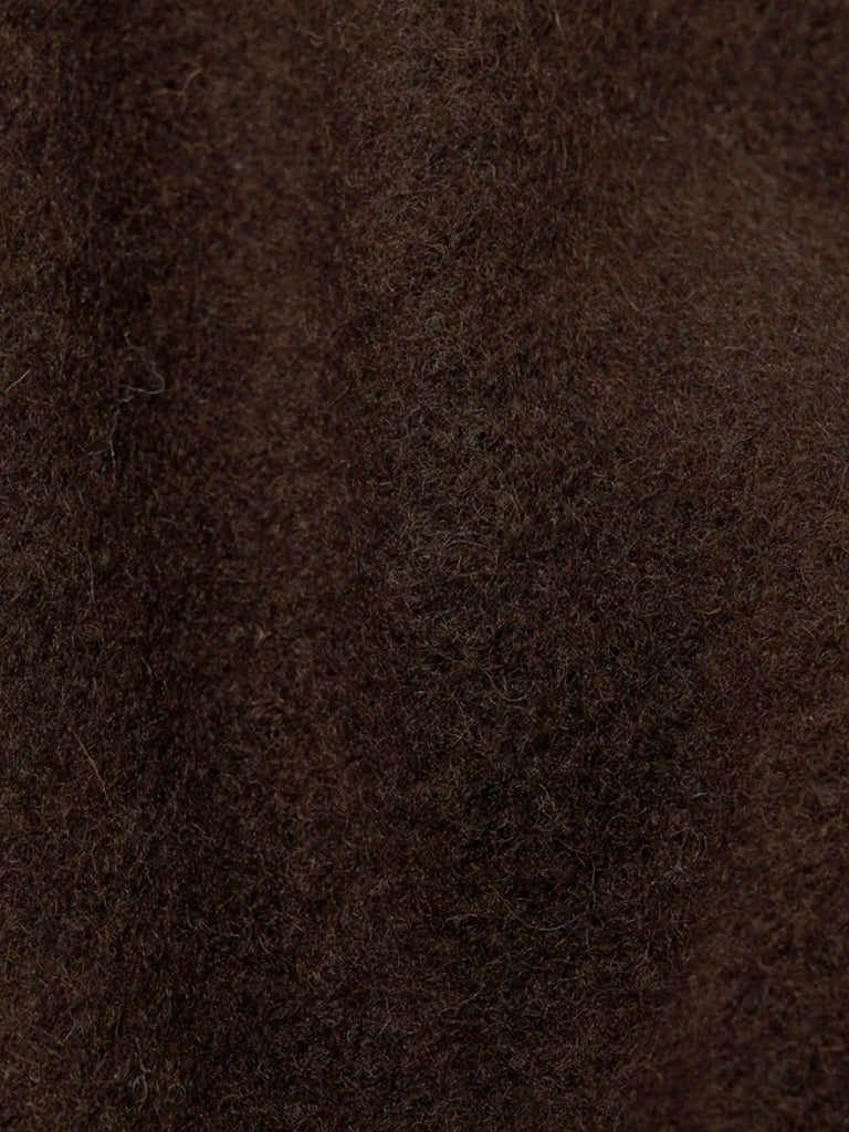 Universal Works Fleece Field Jacket in Brown
