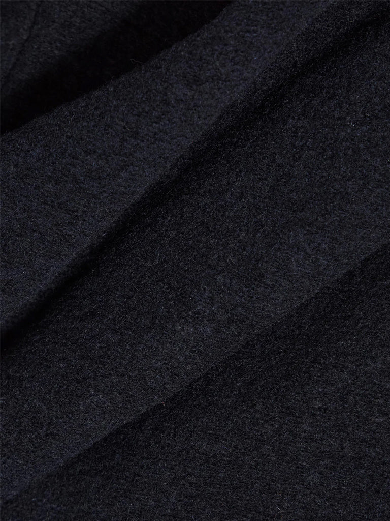 Universal Works Fleece Field Jacket in Navy