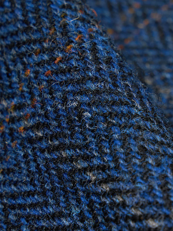Universal Works Harris Tweed Bakers Jacket in Navy