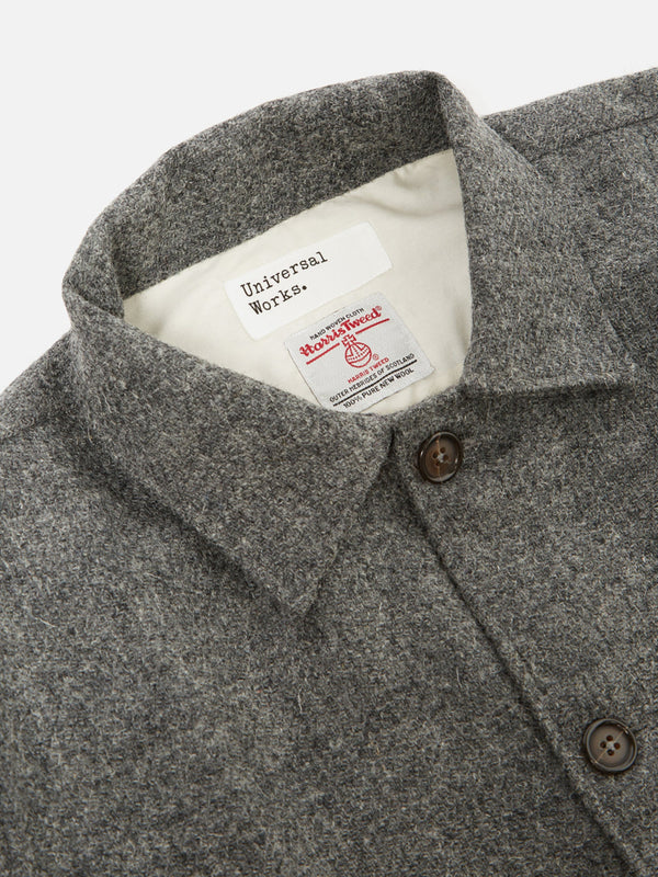 Universal Works Harris Tweed Easy Jacket in Grey