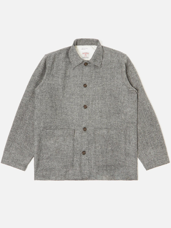 Universal Works Harris Tweed Easy Jacket in Grey