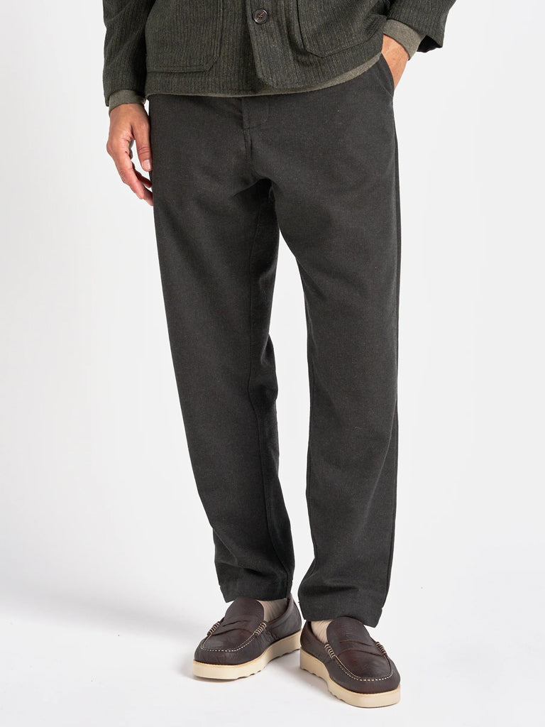 Universal Works Military Chino in Italian Tweed Olive