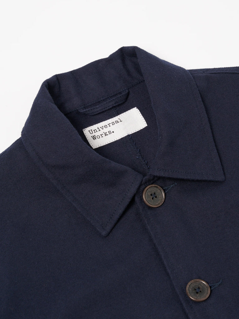 Universal Works Moleskin Bakers Jacket in Navy