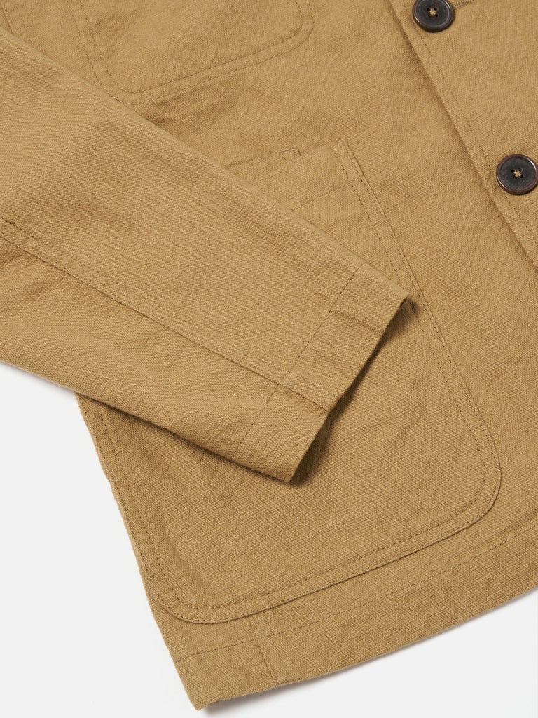 Universal Works Moleskin Bakers Jacket in Sand