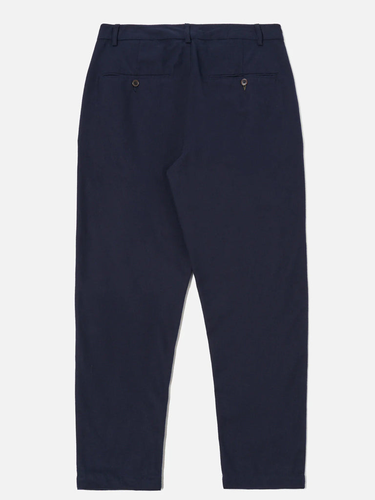 Universal Works Moleskin Military Chino in Navy