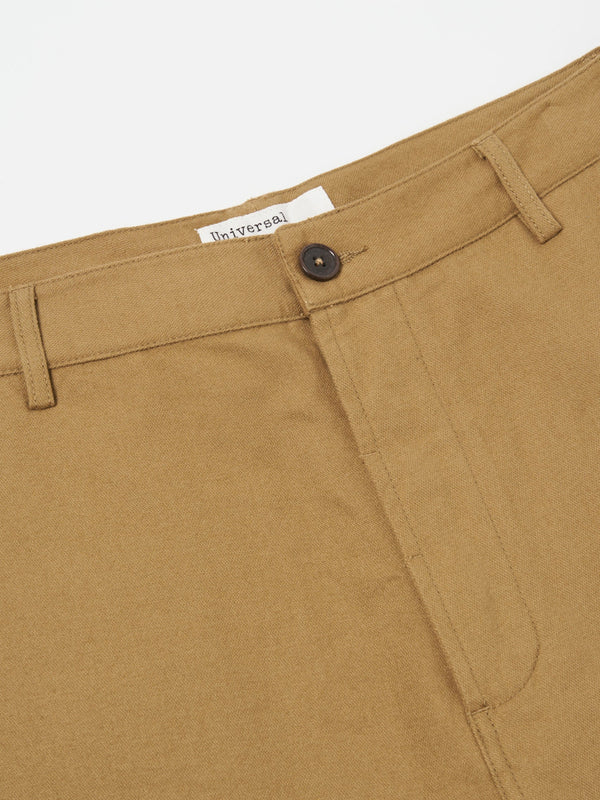 Universal Works Moleskin Military Chino in Sand