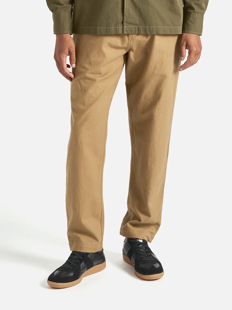 Universal Works Moleskin Military Chino in Sand