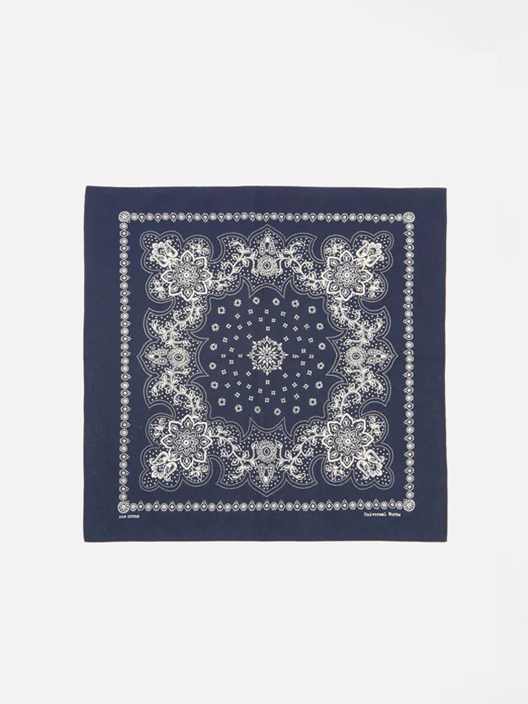 Universal Works Neckerchief in Navy