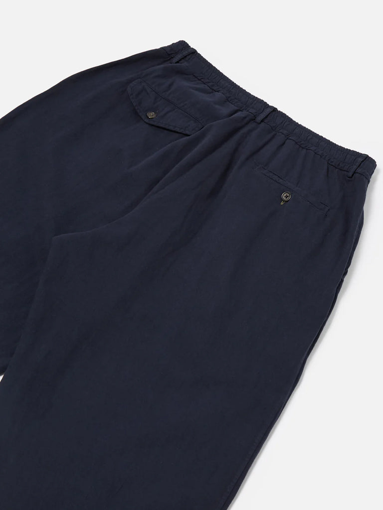 Universal Works Oxford Pant in Navy Herringbone