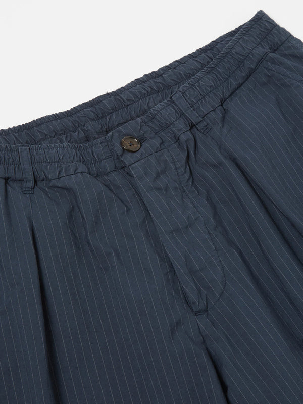 Universal Works Oxford Pant in Nearly Pinstripe Navy