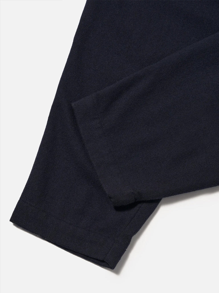 Universal Works Pleated Track Pant in Navy