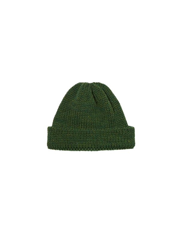 Universal Works Short Watch Cap in Green