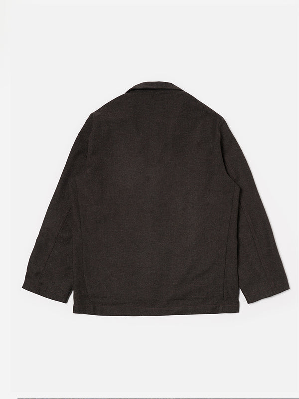 Universal Works Two Button Jacket in Italian Tweed Brown