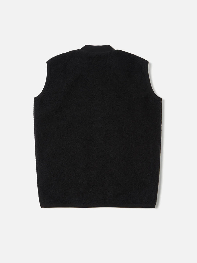 Universal Works Waistcoat in Black