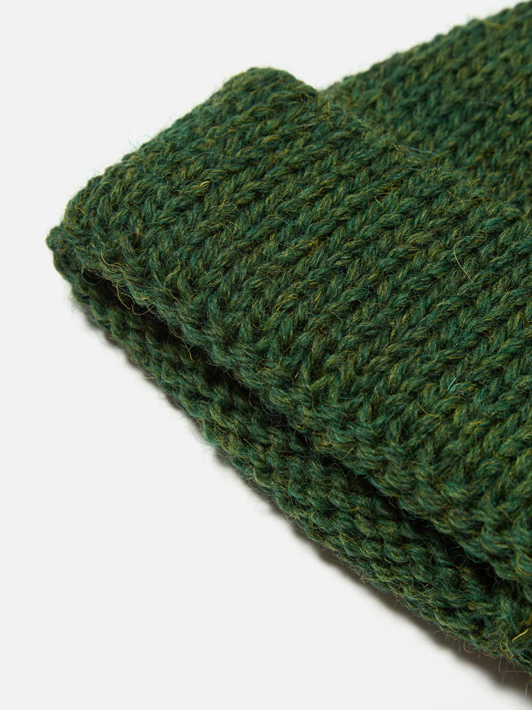 Universal Works Short Watch Cap in Green