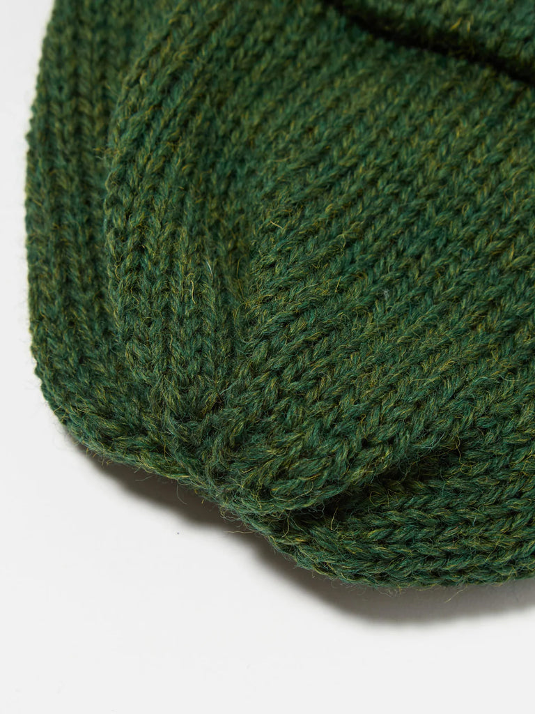 Universal Works Short Watch Cap in Green