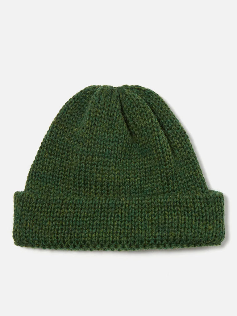 Universal Works Short Watch Cap in Green