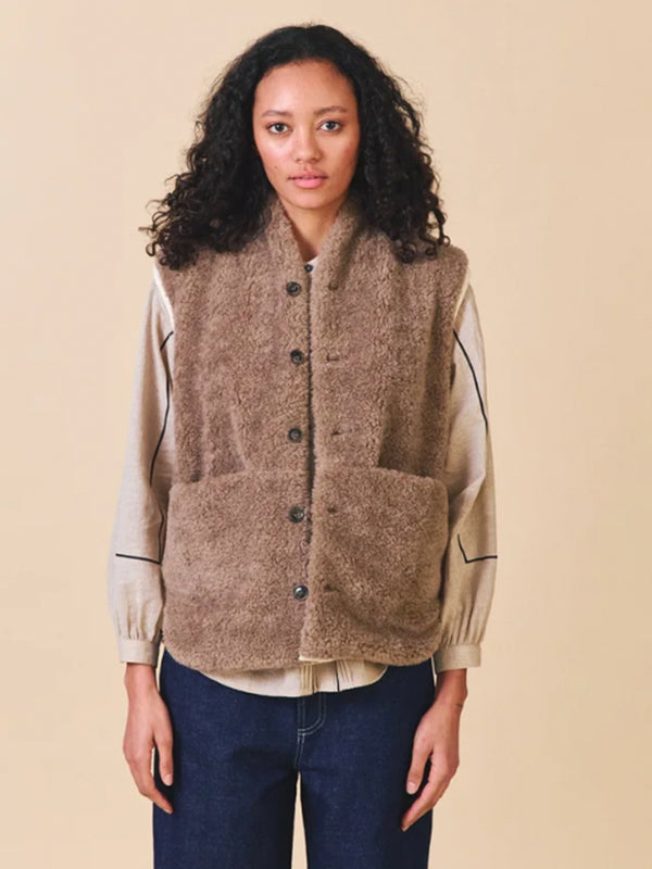 Sideline Tilda Vest in Mink