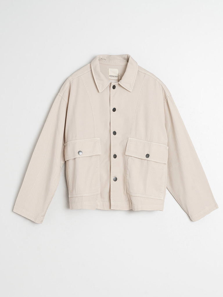 Indi & Cold Pocket Jacket in Stone – Maze