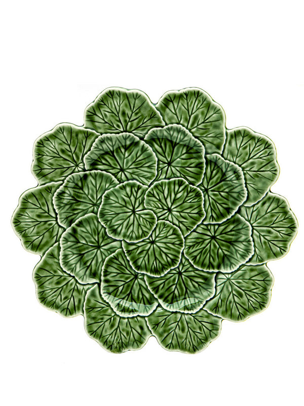 Van Verre Bordallo Leaf Plate in Green