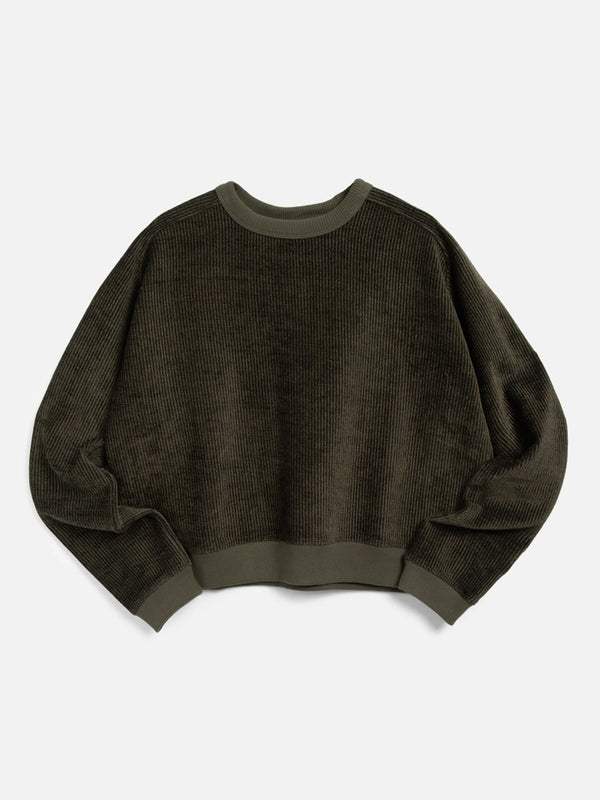 YMC Almost Grown Sweatshirt in Olive