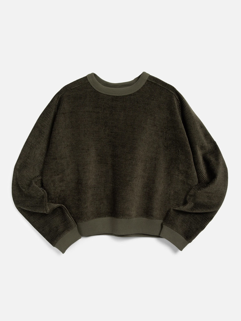 YMC Almost Grown Sweatshirt in Olive