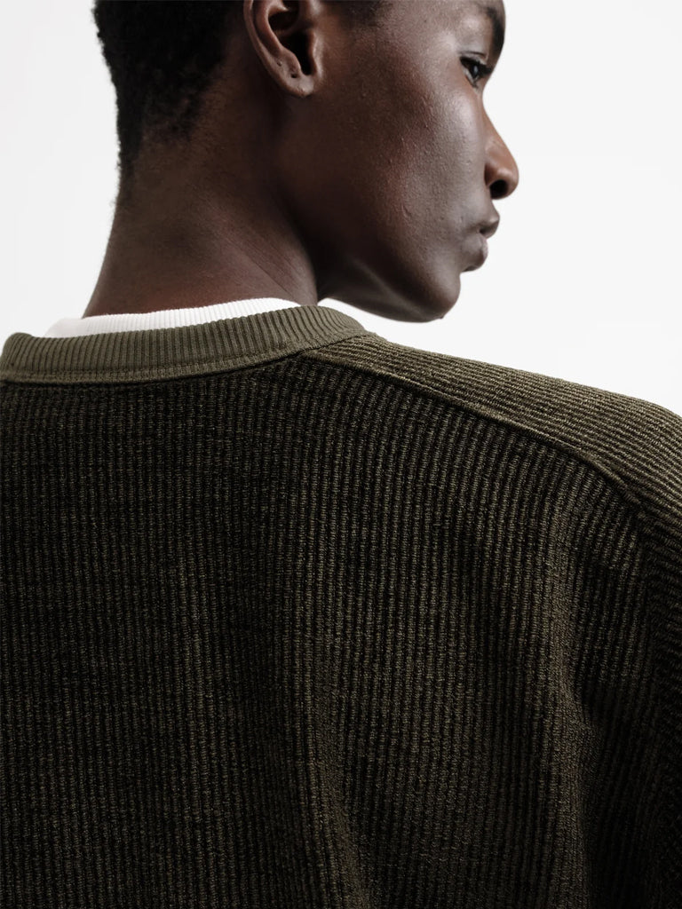 YMC Almost Grown Sweatshirt in Olive