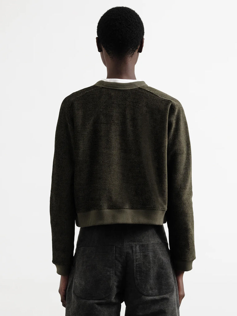 YMC Almost Grown Sweatshirt in Olive