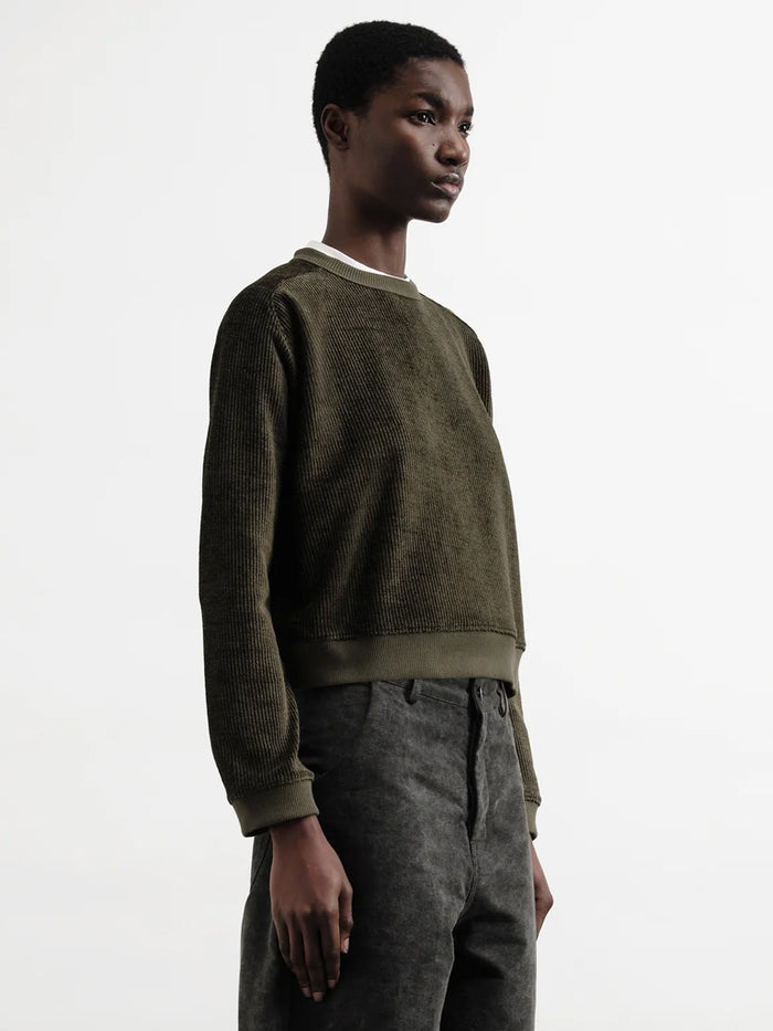 YMC Almost Grown Sweatshirt in Olive – Maze