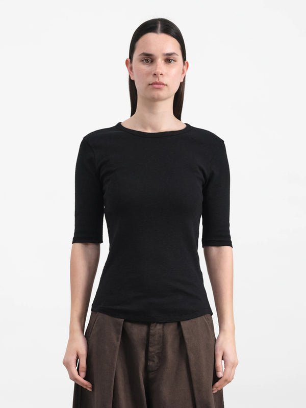 YMC Charlotte SS T-Shirt in Black