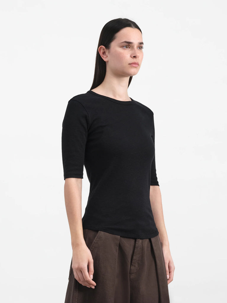 YMC Charlotte SS T-Shirt in Black