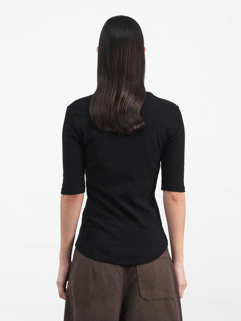 YMC Charlotte SS T-Shirt in Black