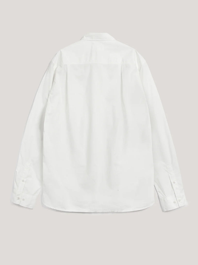 YMC Curtis Poplin Shirt in White