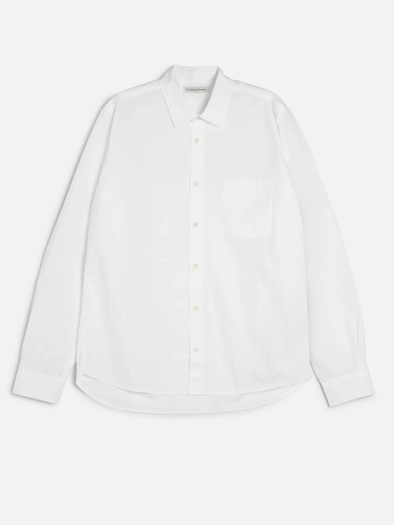 YMC Curtis Shirt in White