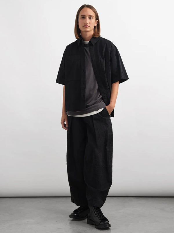 YMC Deadbeat Trousers in Black Jacquard