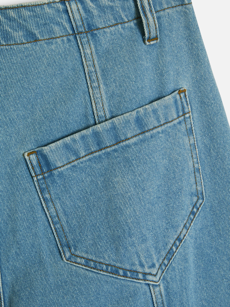 YMC Displaced Seam Jeans in Blue